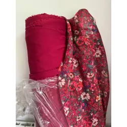 Pack 6 mètres tissu fleurs...